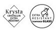 Cristal d Arques Paris Swirly spring Чаши за вода 360 мл 4 бр преливащи розово-зелени тонове